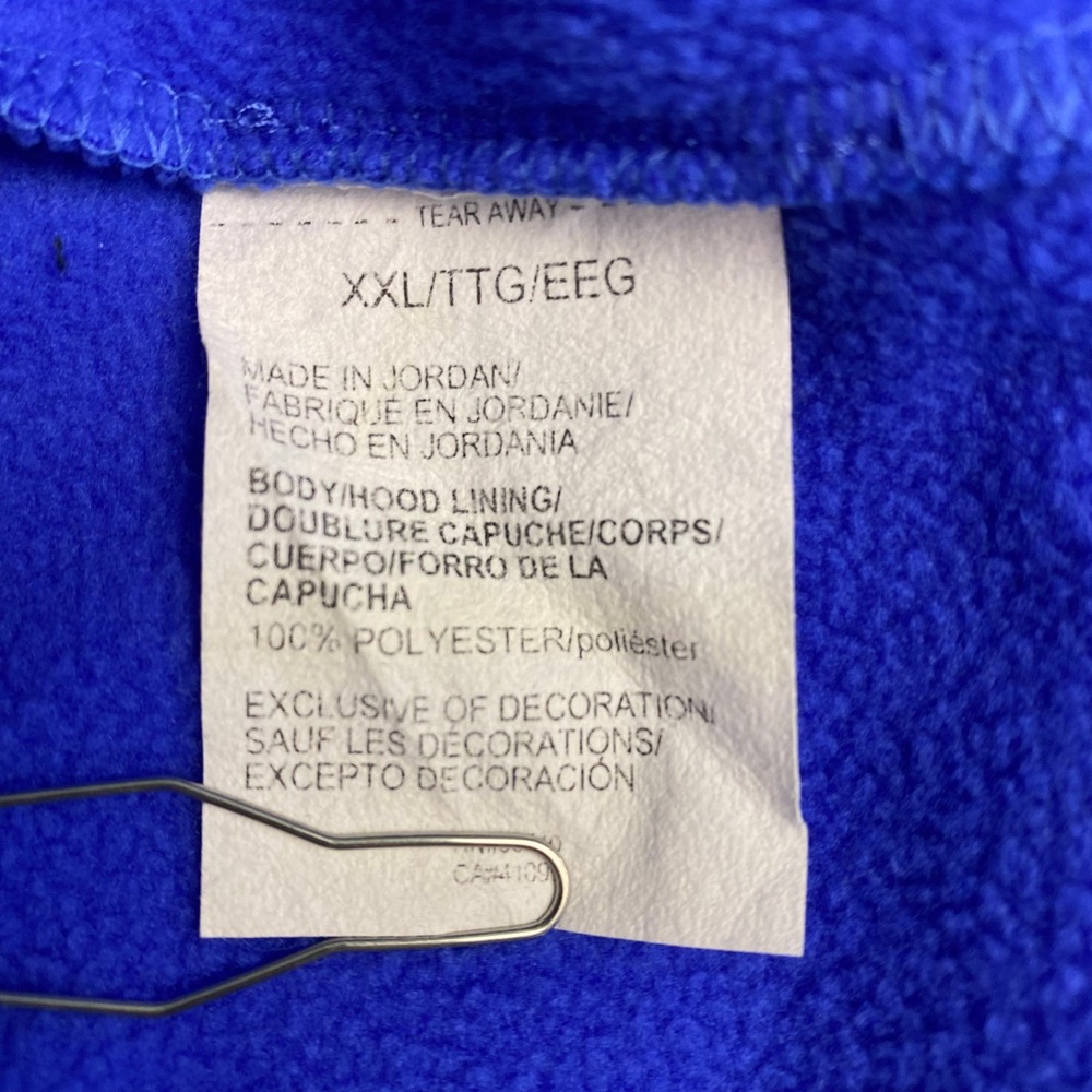 Under Armour Mens Blue Hoodie Sweatshirt Loose Fit 2XL Athletic Performance - Picture 8 of 9